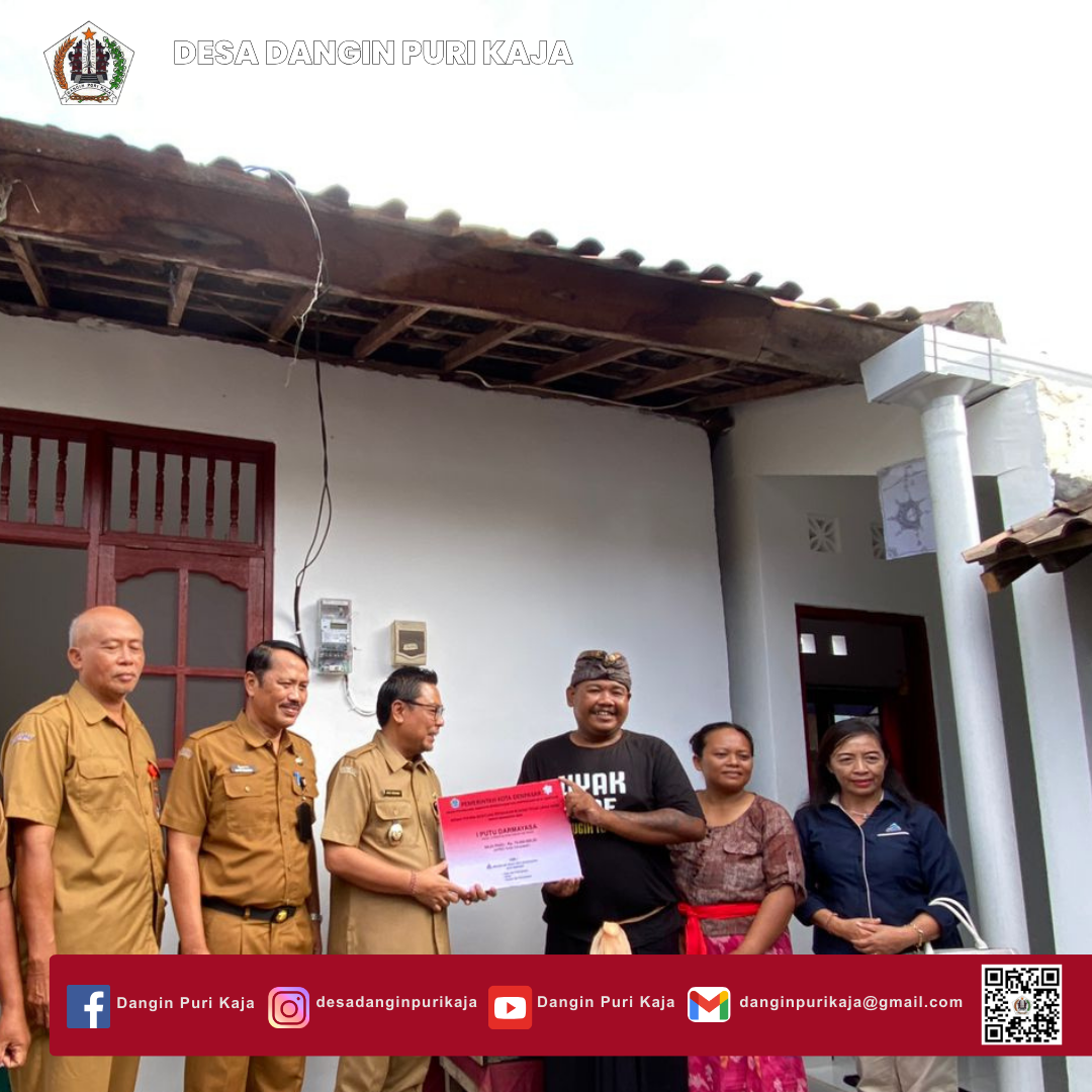 Kunjungan Wakil Walikota Denpasar Program Bantuan Bedah Rumah