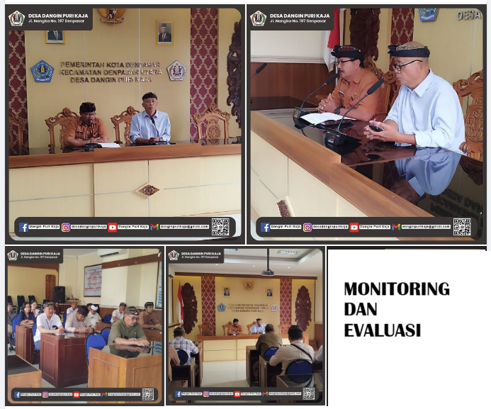 Monitoring dan Evaluasi dari DPMD