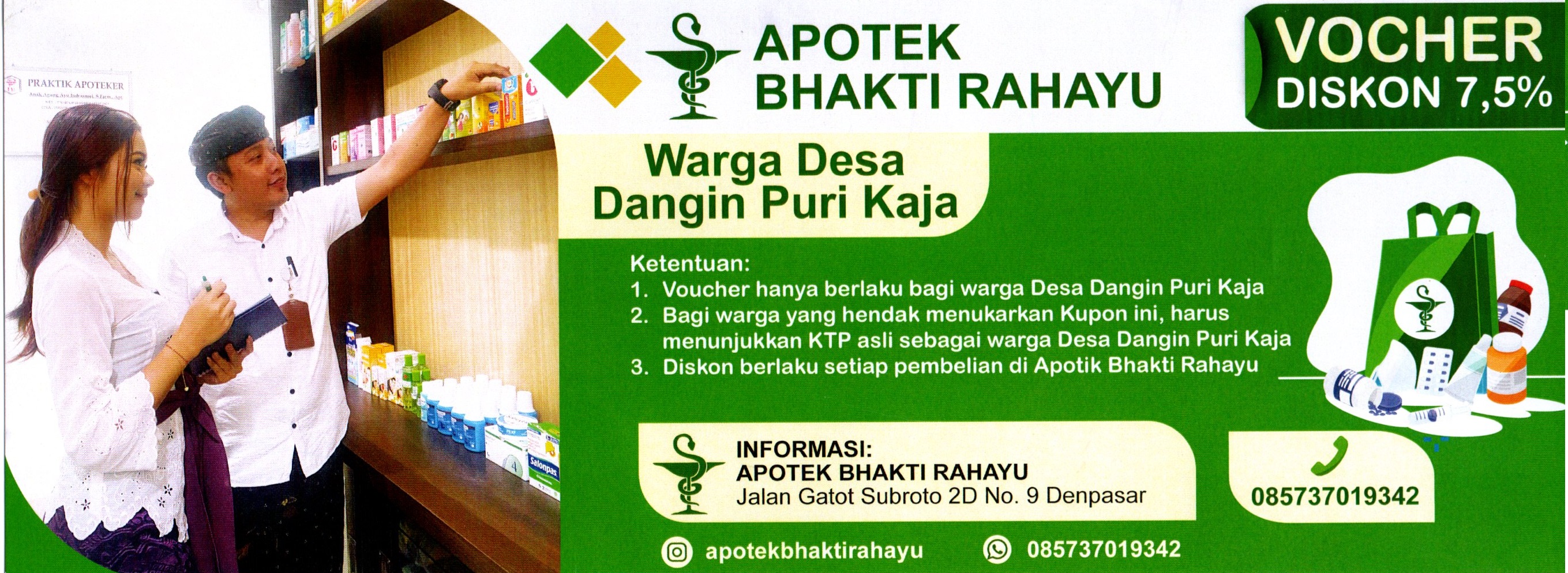 Voucher Pembelian di Apotek Bhakti Rahayu