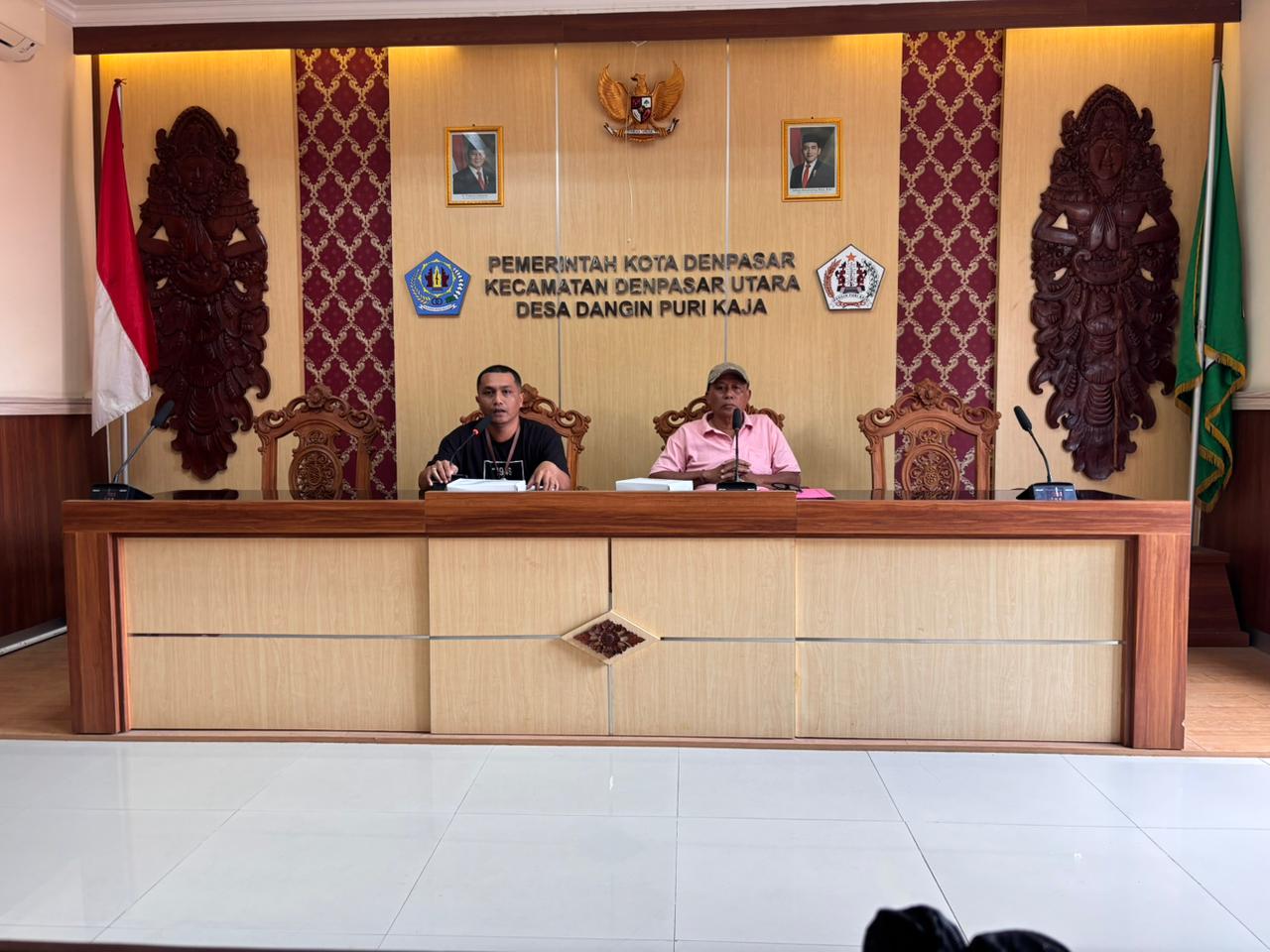 Rapat Koordinasi Perangkat dan Staf Desa Dangin Puri Kaja