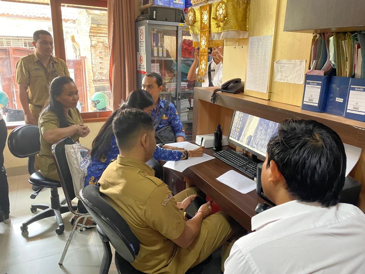 Monitoring dan Evaluasi DPMD di Desa Dangin Puri Kaja