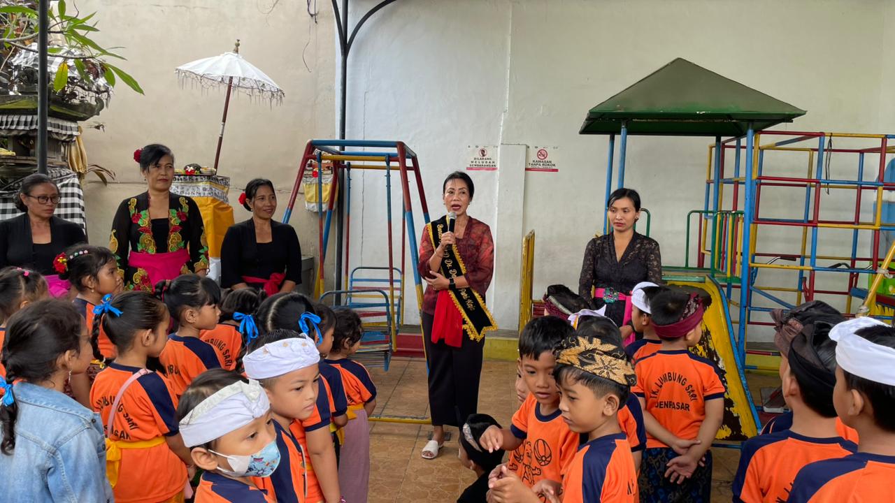 Pembukaan Festival Ogoh ogoh di TK Lumbung Sari