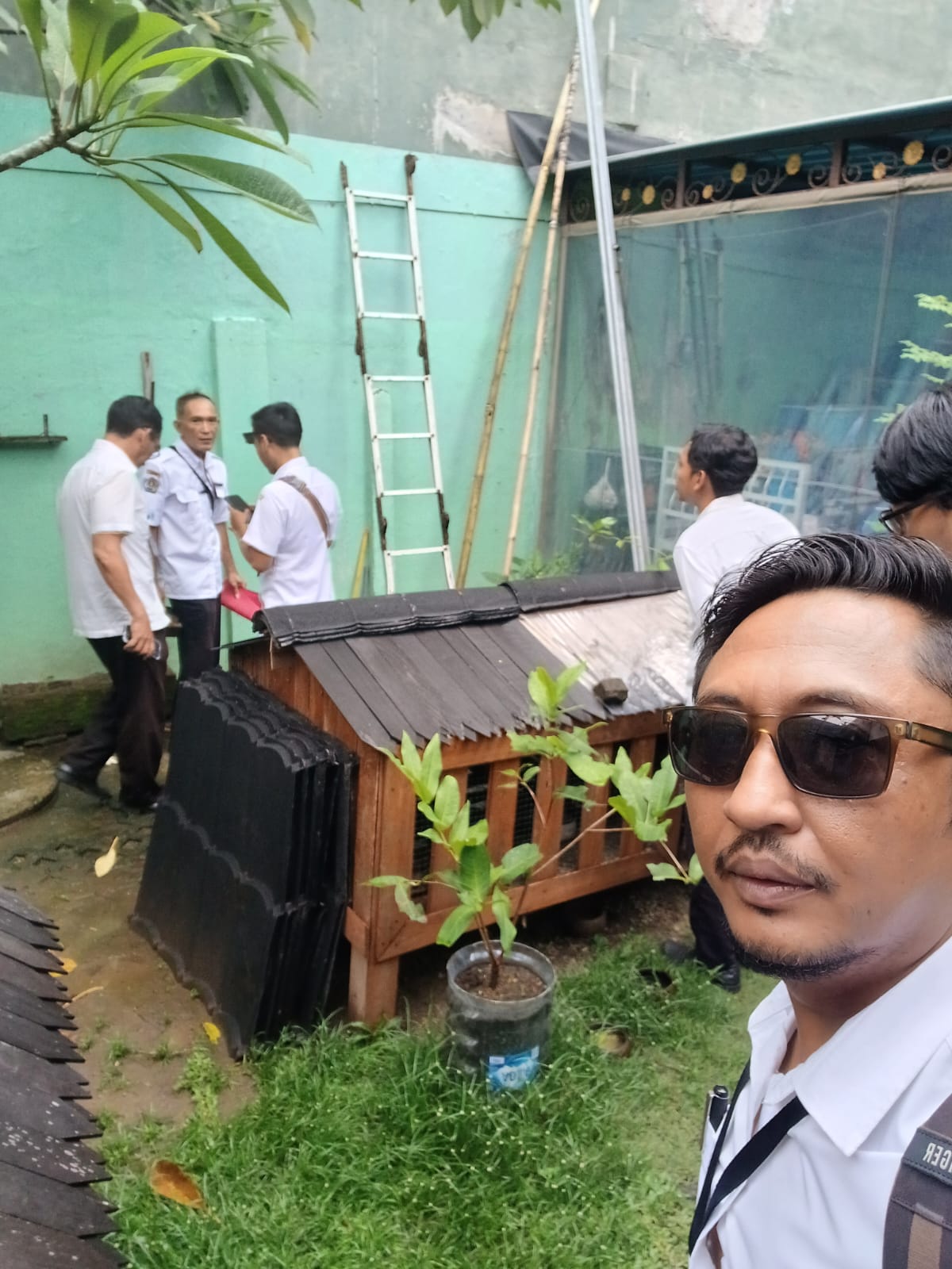 Mendampingi Tim BRIDA Pengecekan Pengolahan Sampah