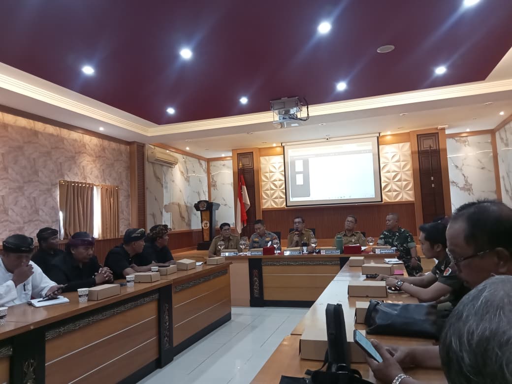 Forkompincam tentang Perayaan Nyepi di Kantor Camat Denpasar Utara